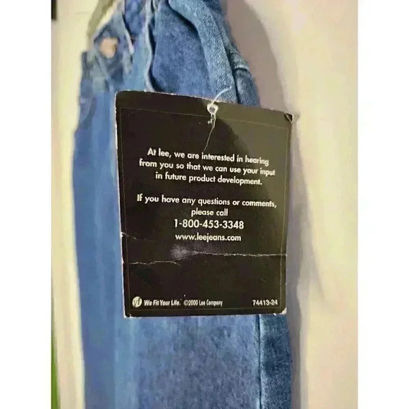 Lee Vintage High Rise Maxi Denim Skirt Boho Western Missies Size 6 Misses NWT - Picture 4 of 5